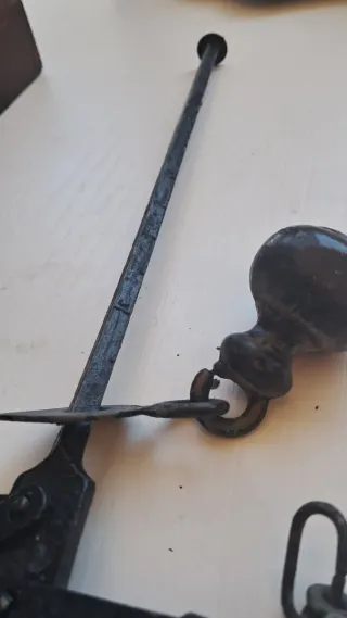 Balanza romana báscula antigua vintage