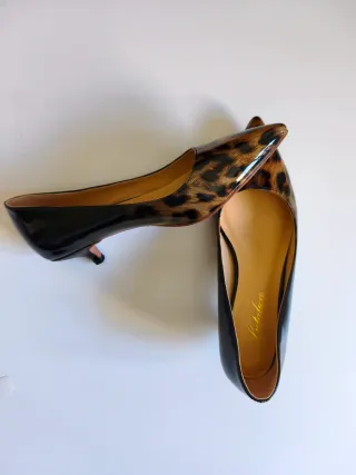 Zapatos tacón animal print