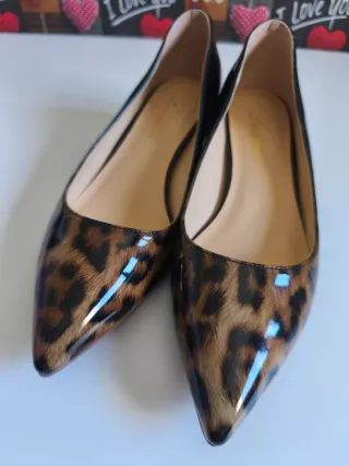 Zapatos tacón animal print
