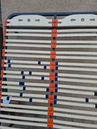 Somier Matrimonio Madera y Metal medidas 1.95x150