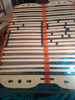 Somier Matrimonio Madera y Metal medidas 1.95x150