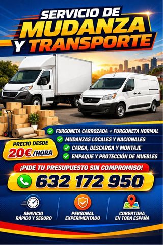 Servicio mudanza y transporte