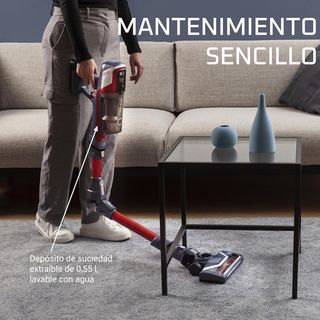 Aspiradora Escoba Rowenta Roja