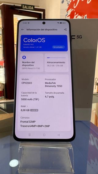 Oppo Reno 11 F 5G 256GB Verde