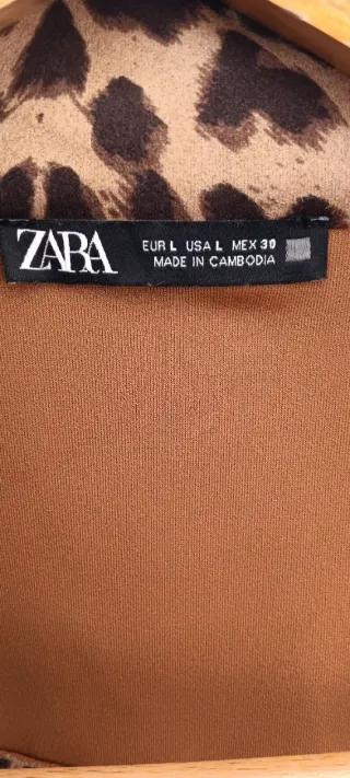 Abrigo,chaqueta larg@ estampado leopardo mujer T42