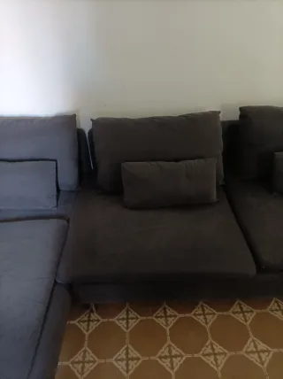 Sofá Söderhamn Ikea azul oscuro