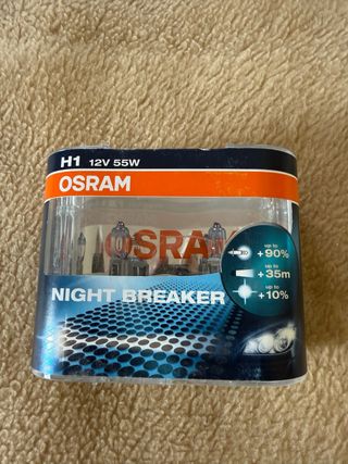 Bombillas OSRAM H1 Night Breaker 12V 55W