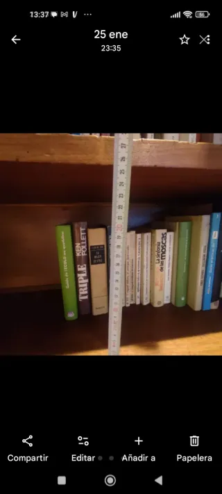 Estantería Castaño