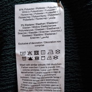 Vestido Vila verde oscuro manga larga