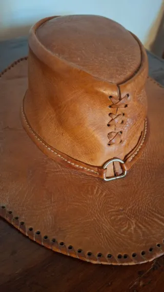 Cappello Safari in Cuoio [AFRICA]