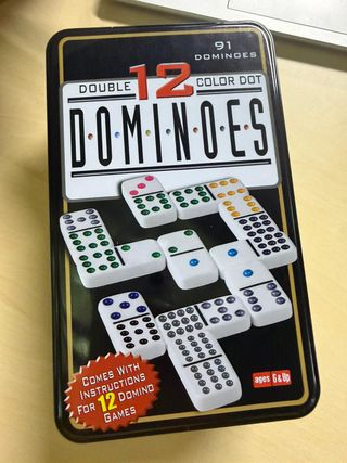 Dominó Doble 12 con Caja Lata