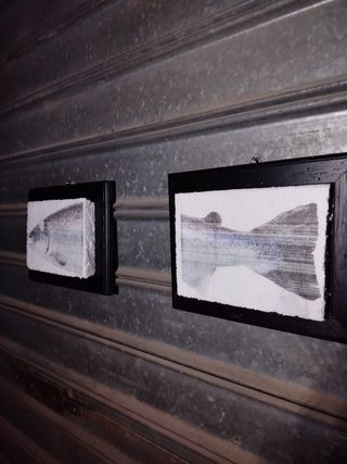 Coppia quadri tecnica stampa giapponese anni '90