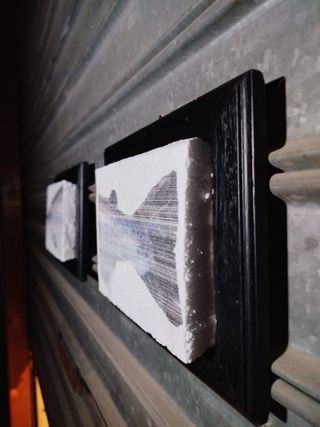 Coppia quadri tecnica stampa giapponese anni '90