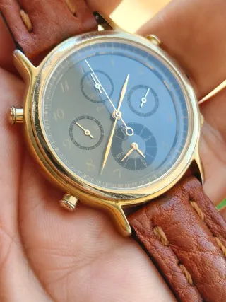 Reloj Seiko Chronograph Cuarzo Dorado