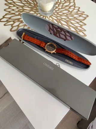 Reloj Seiko Chronograph Cuarzo Dorado