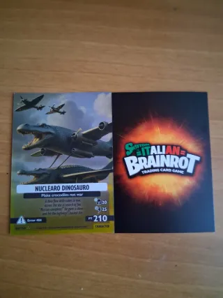 Card Skifidol Italian Brainrot n.66 Nuclearo