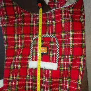 Cappottino a quadri per cane