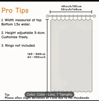 Cortinas Lino Beige/Blanco Semitransparentes