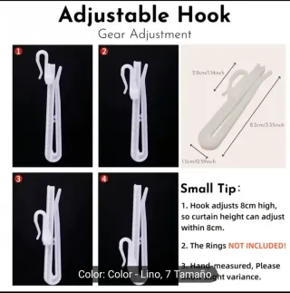 Cortinas Lino Beige/Blanco Semitransparentes