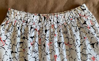 Falda larga Zara estampada algodón XS