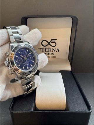 Seiko Mod Daytona Esfera Azul