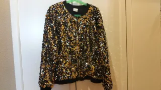 Chaqueta niña lentejuelas fiesta