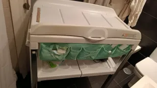 Bañera para bebé con cambiador