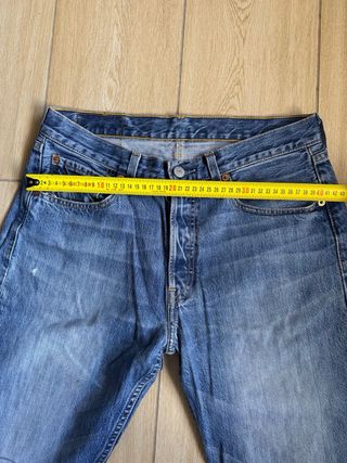 Levi's 501 W32 L33 Jeans Blu