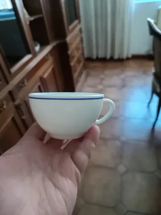 Tazas de café de porcelana (6 unidades)
