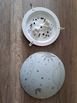 Lámpara Techo Infantil Espacial