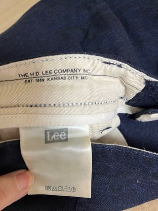 Pantalón chino Lee azul
