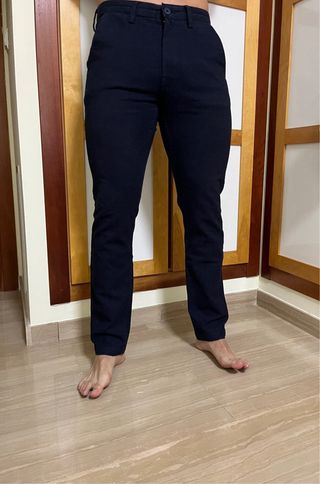 Pantalón chino Lee azul
