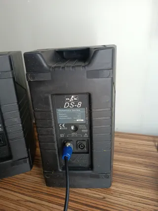 Pareja Altavoces DAS DS8 Negros