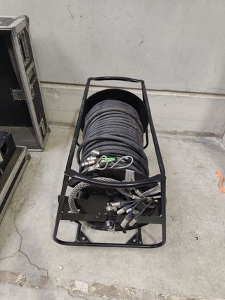 Multicable 75m 6 Canales (4 XLR + 2 Ethernet)