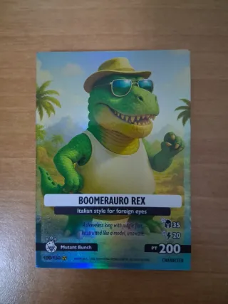 Card Panini Skifidol BOOMERAURO REX n.100