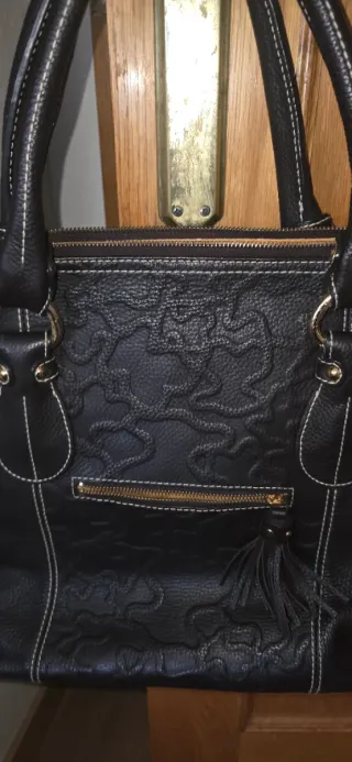 Bolso Tous Negro Piel Original