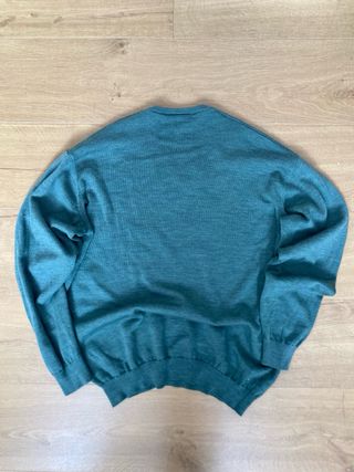 Jersey Lacoste Verde Cuello Pico