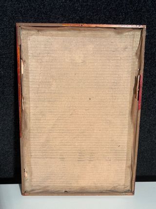 Cuadro vintage Salon de la Moda Montaner y Simon