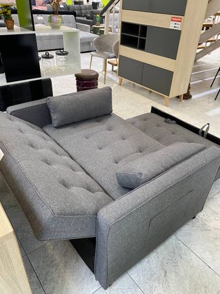 Sofá cama grande con arrastre + click clack 289€