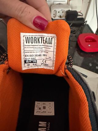 Zapatos de seguridad WORKTEAM nuevos