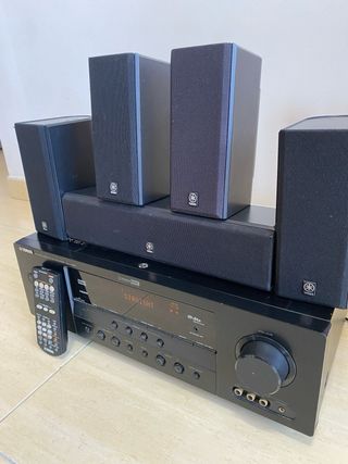 Home Cinema Yamaha RX-V363 + 5 Altavoces+Mando