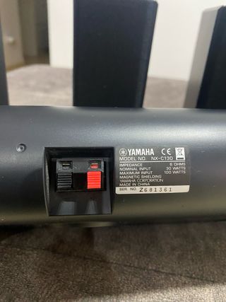 Home Cinema Yamaha RX-V363 + 5 Altavoces+Mando