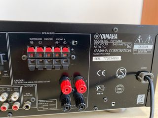 Home Cinema Yamaha RX-V363 + 5 Altavoces+Mando