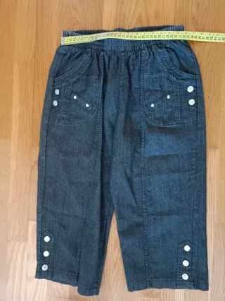 Bermudas vaqueras mujer negras