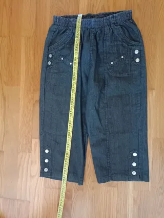 Bermudas vaqueras mujer negras