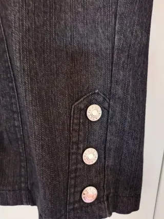 Bermudas vaqueras mujer negras