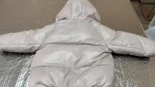 Abrigo acolchado niña con capucha