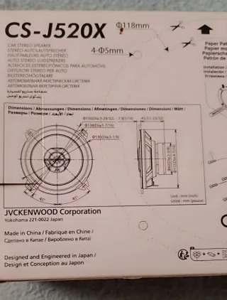 Altavoces JVC para Coche