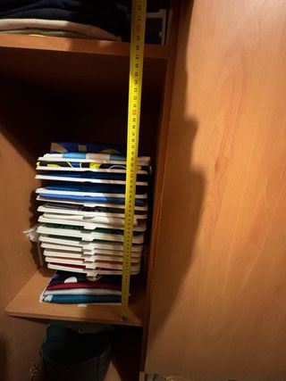 Armario 190x120x50cm – 3 puertas (barra + baldas)