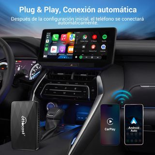 Ottocast MX 3-en-1 CarPlay/Android Auto Inalámbric
